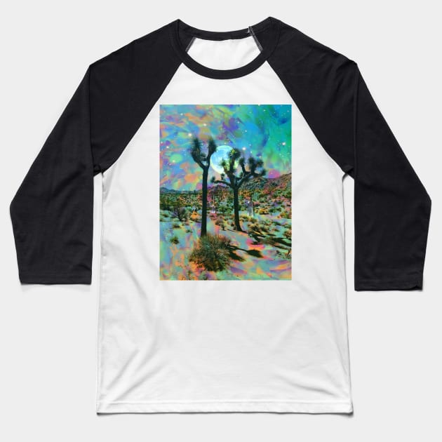 Desert Feelings Baseball T-Shirt by Cajuca